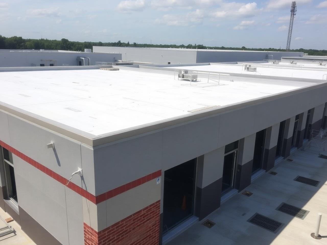 Commercial Flat Roof Install